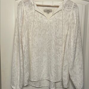 LOFT Women's White Blouse